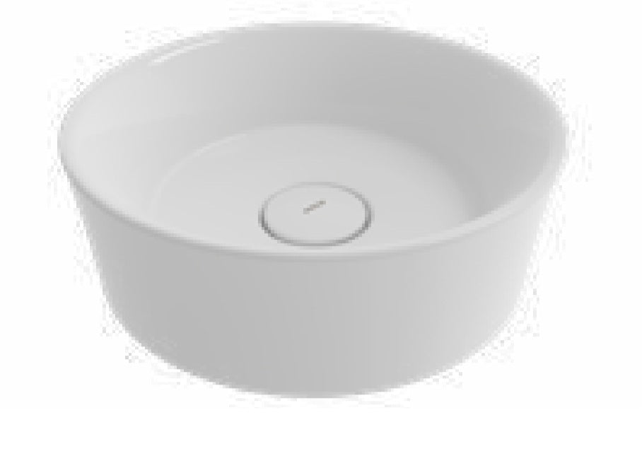 Lavoar Alb Rotund de Pus pe Blat Model Vela