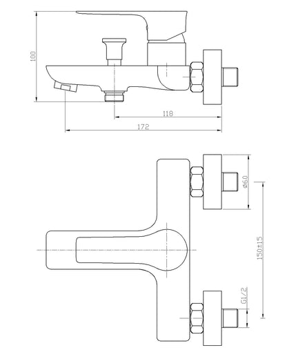 Design Modern și Elegant: Bateria este finisată în alb mat cu accente de crom, negru mat cu crom sau crom oferind un aspect sofisticat și contemporan. Combinația de culori creează un contrast plăcut, potrivit pentru diverse stiluri de decor.
Materiale de Înaltă Calitate: Fabricată din materiale durabile și rezistente la coroziune, bateria este concepută pentru utilizarea zilnică, menținându-și aspectul impecabil pe termen lung.
Fără Set de Duș: Ideală pentru cei care preferă un aspect simplu și elegant.