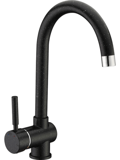 Caracteristici principale:

Finisaj Elegant: Design modern și sofisticat, potrivit pentru orice bucătărie cu stil contemporan.
Pipă Înaltă: Asigură spațiu suplimentar pentru spălarea vaselor mari și umplerea recipientelor înalte.
Tehnologie Economică: Proiectată pentru a reduce consumul de apă, contribuind la eficiență și economie de resurse.
Mâner Ergonomic: Permite control precis al temperaturii și debitului de apă pentru o utilizare confortabilă.