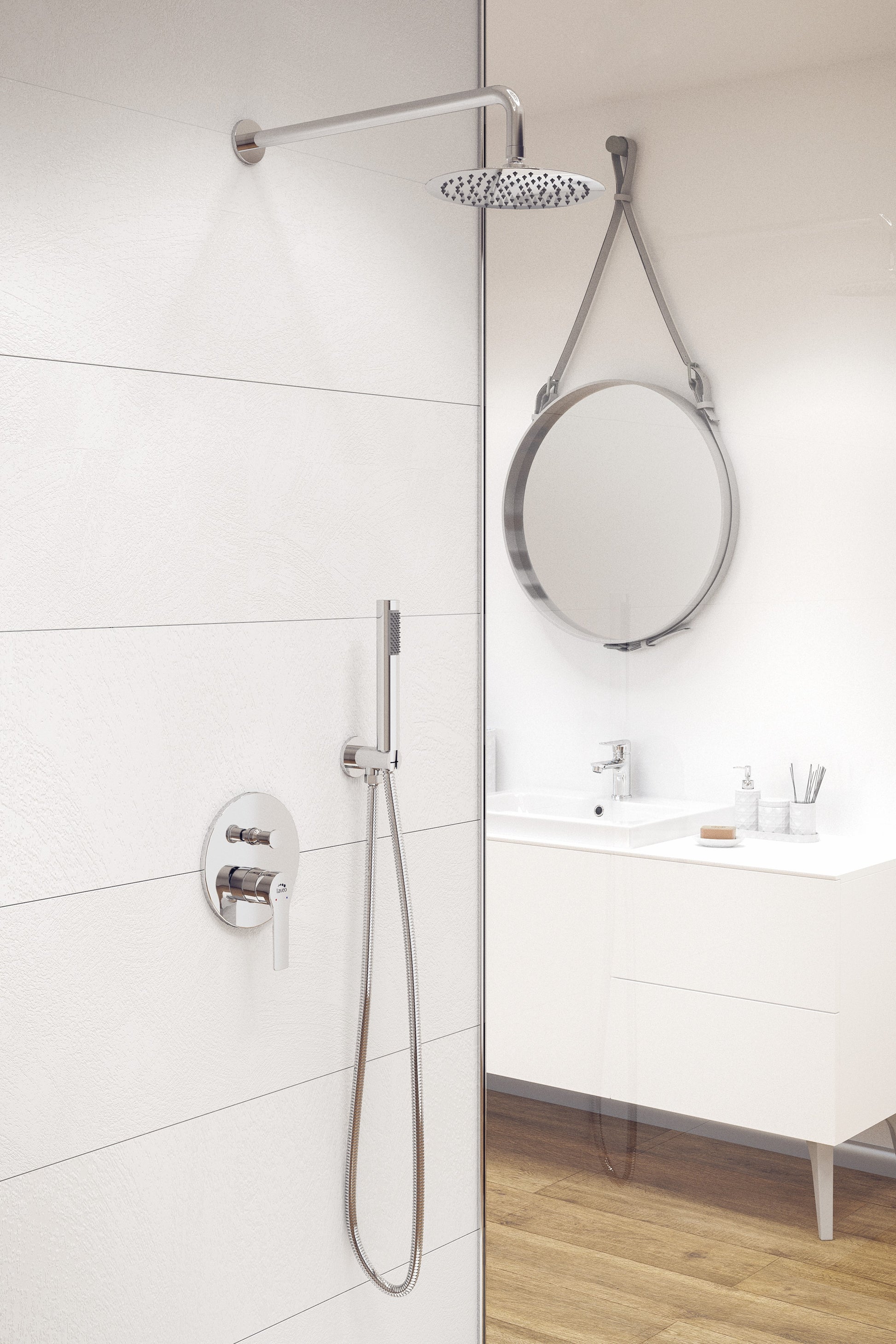 Design Îngropat și Elegant: Bateria și setul de duș sunt integrate perfect în perete, oferind un aspect modern și minimalist. Această soluție îngropată maximizează spațiul și oferă o estetică sofisticată pentru orice baie.
Set Complet de Duș: Include cap de duș fix și duș de mână pentru o experiență versatilă. Comutatorul permite alternarea ușoară între capul de duș și dușul de mână, oferind flexibilitate în utilizare.
Materiale de Înaltă Calitate: Fabricată din materiale durabile și rezistente la coroziune