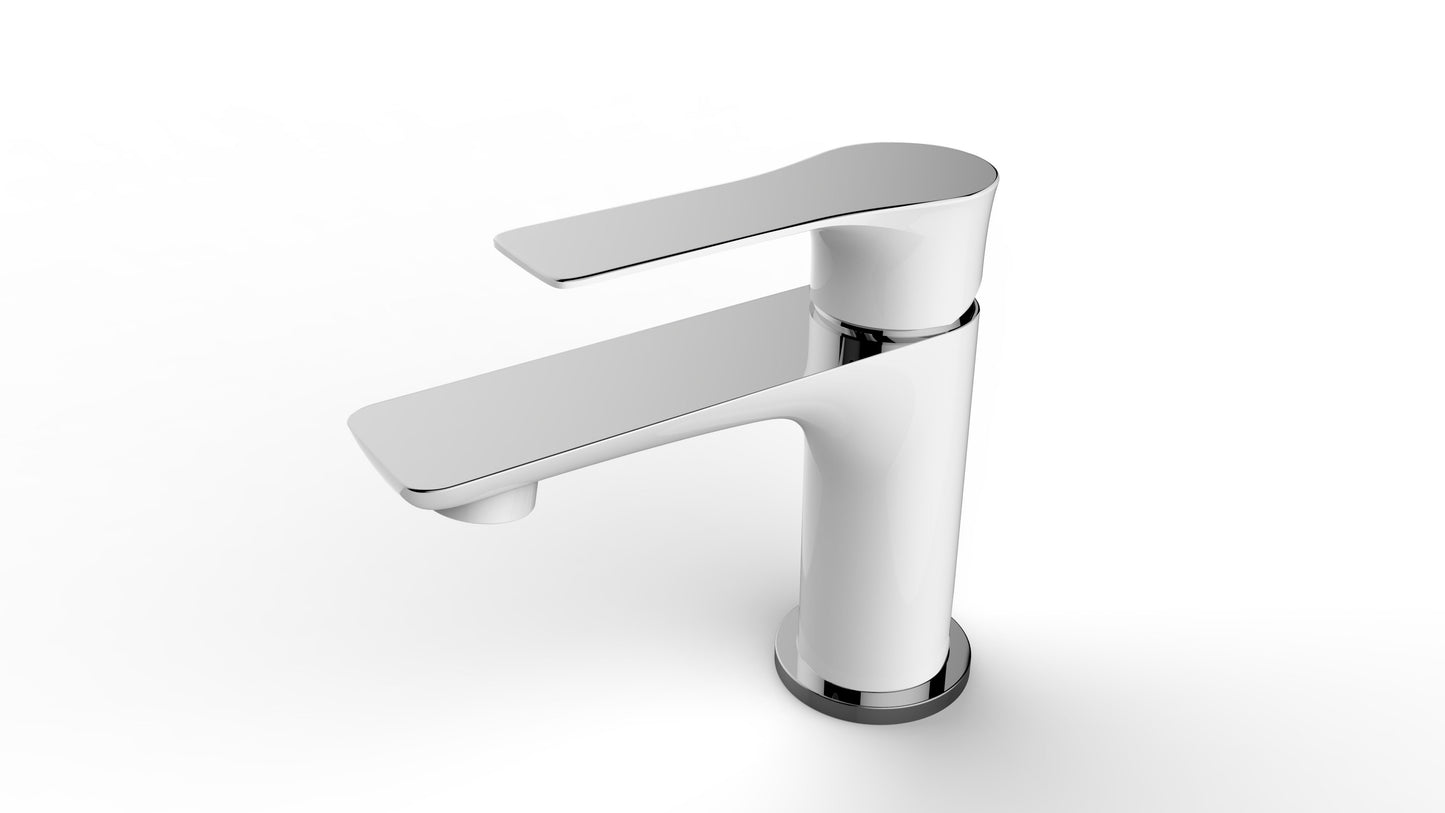 Adaugă un plus de eleganță și funcționalitate băii tale cu Bateria Lavoar Alb cu Crom - Negru Mat cu Crom sau Crom&nbsp; Model LAVEO cu Ventil Click-Clack. Acest model modern și rafinat combină perfect designul minimalist cu funcționalitatea avansată, fiind ideal pentru orice tip de baie, de la cele clasice până la cele contemporane.