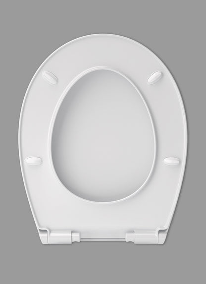 Material Thermoplast Durabil: Fabricat din thermoplast rezistent, acest capac WC este ușor de întreținut și oferă o durată lungă de viață.
Prindere din Inox: Sistemul de prindere din inox asigură o fixare solidă și durabilă, protejată împotriva coroziunii.
Cadere Lentă: Funcția de cadere lentă permite închiderea capacului fără zgomot, prevenind accidentele și protejând toaleta.
Fast Fix: Sistemul de montaj Fast Fix facilitează o instalare rapidă și fără efort, compatibilă cu majoritatea vaselor de toaletă 