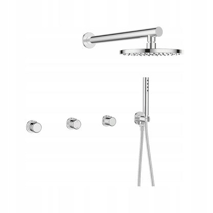 Laveo Pretto Set de Dus cu Baterie Incastrata  - Montaj Ascuns