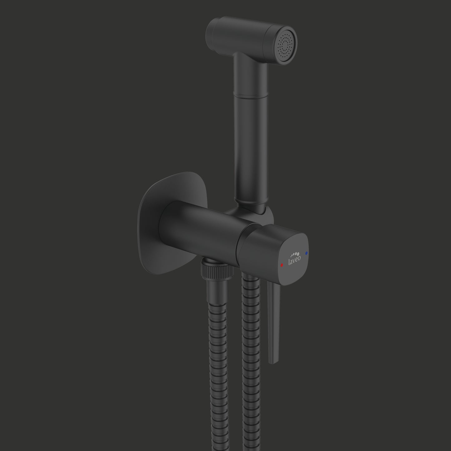 Setul pentru bideu încastrat Laveo Pola este o soluție modernă și elegantă pentru orice baie.