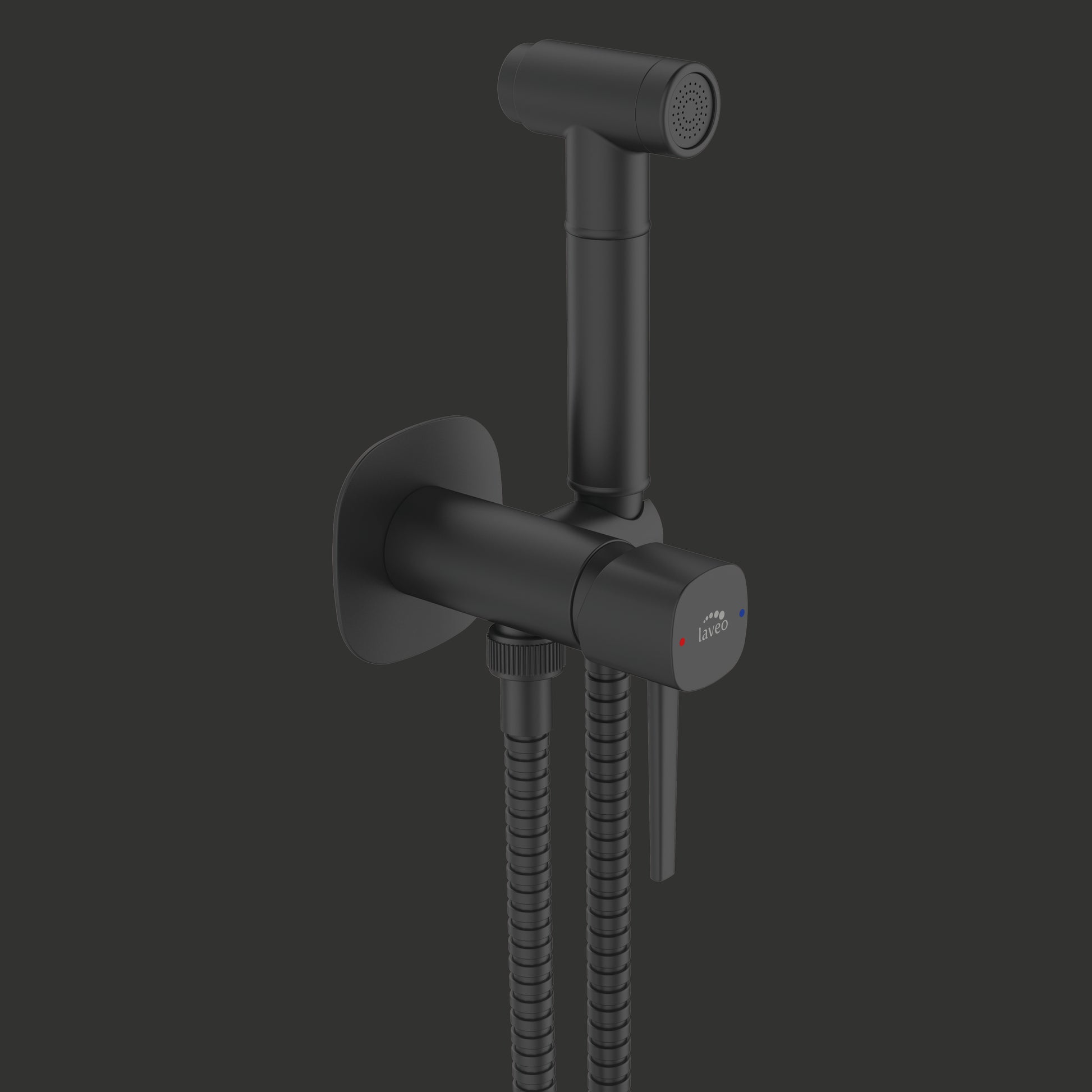 Setul pentru bideu încastrat Laveo Pola este o soluție modernă și elegantă pentru orice baie.