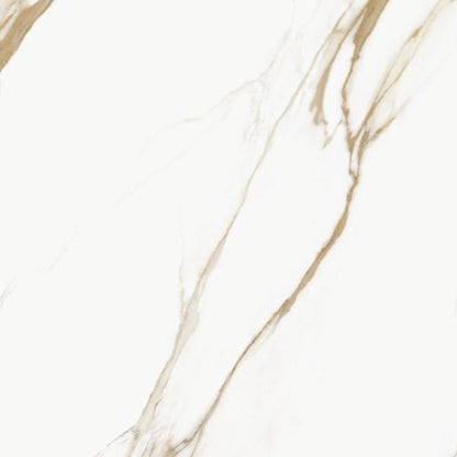 Prestigio White Calacatta Oro – Gresie Portelanata Efect Marmura Lux | Refin