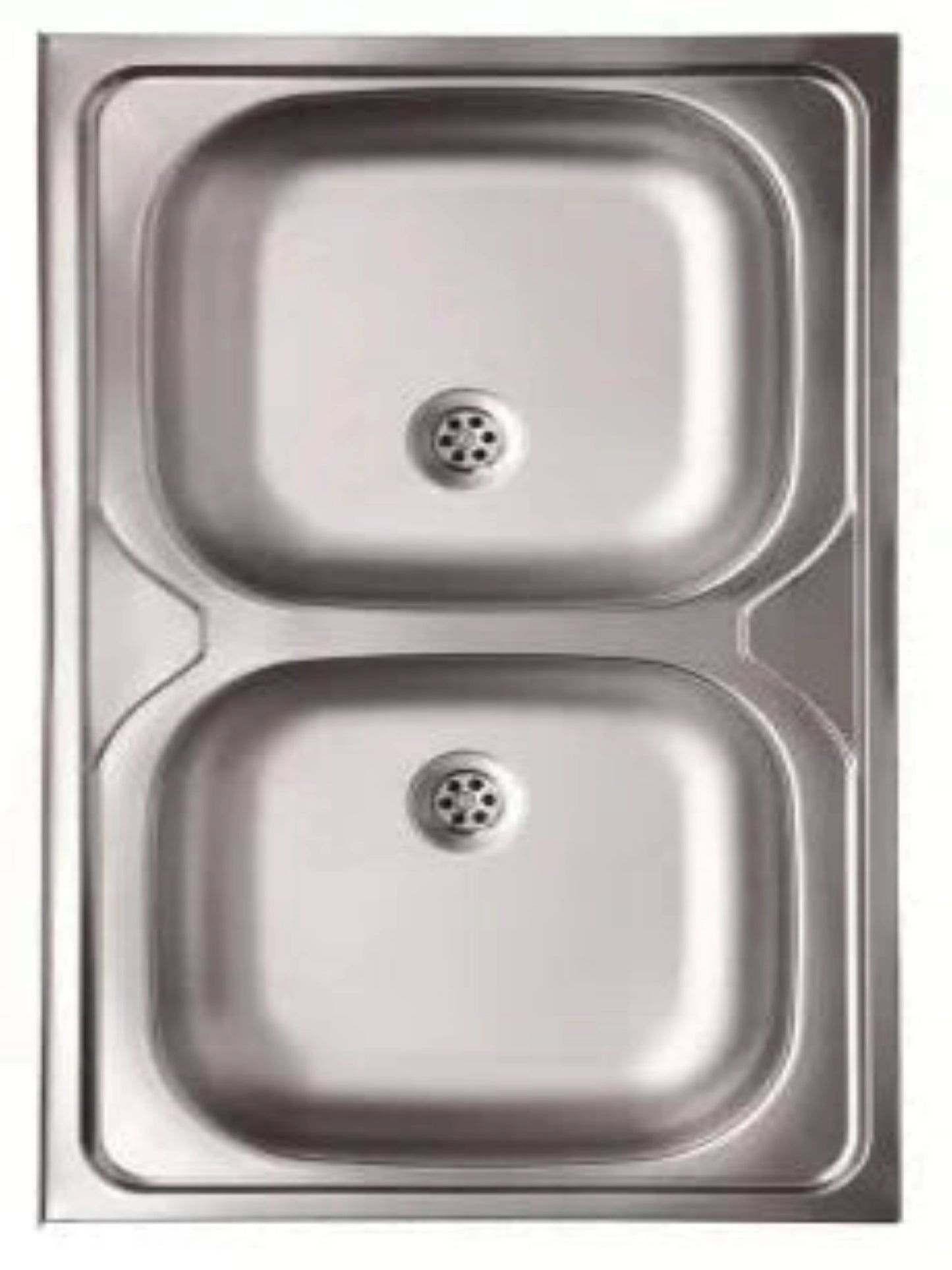 Chiuveta Bucatarie pe Blat, 2 Cuve 800x500 mm