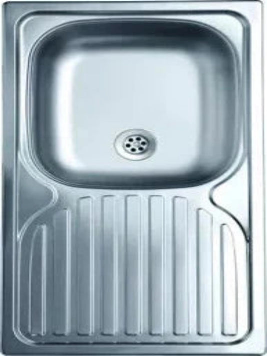 Chiuvetă inox pe blat – finisaj satin, montaj pe blat