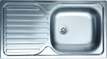 chiuvetă din inox 0,5 mm cu finisaj satin