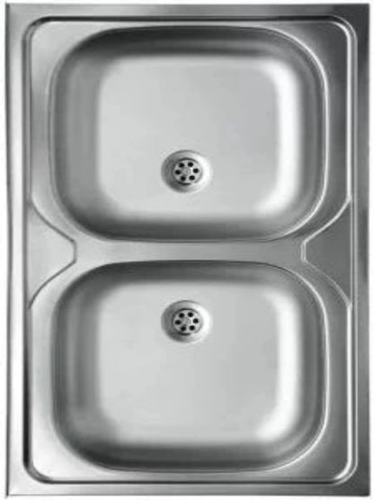 Chiuveta Bucatarie pe Blat, 2 cuve 800x500 mm