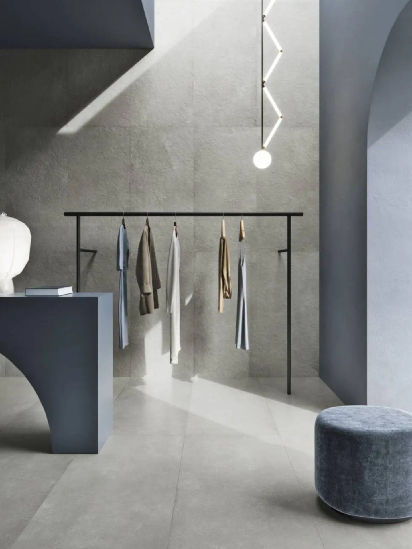 gresia pentru interior si exterior structurata odel white din colectia feel de la refin