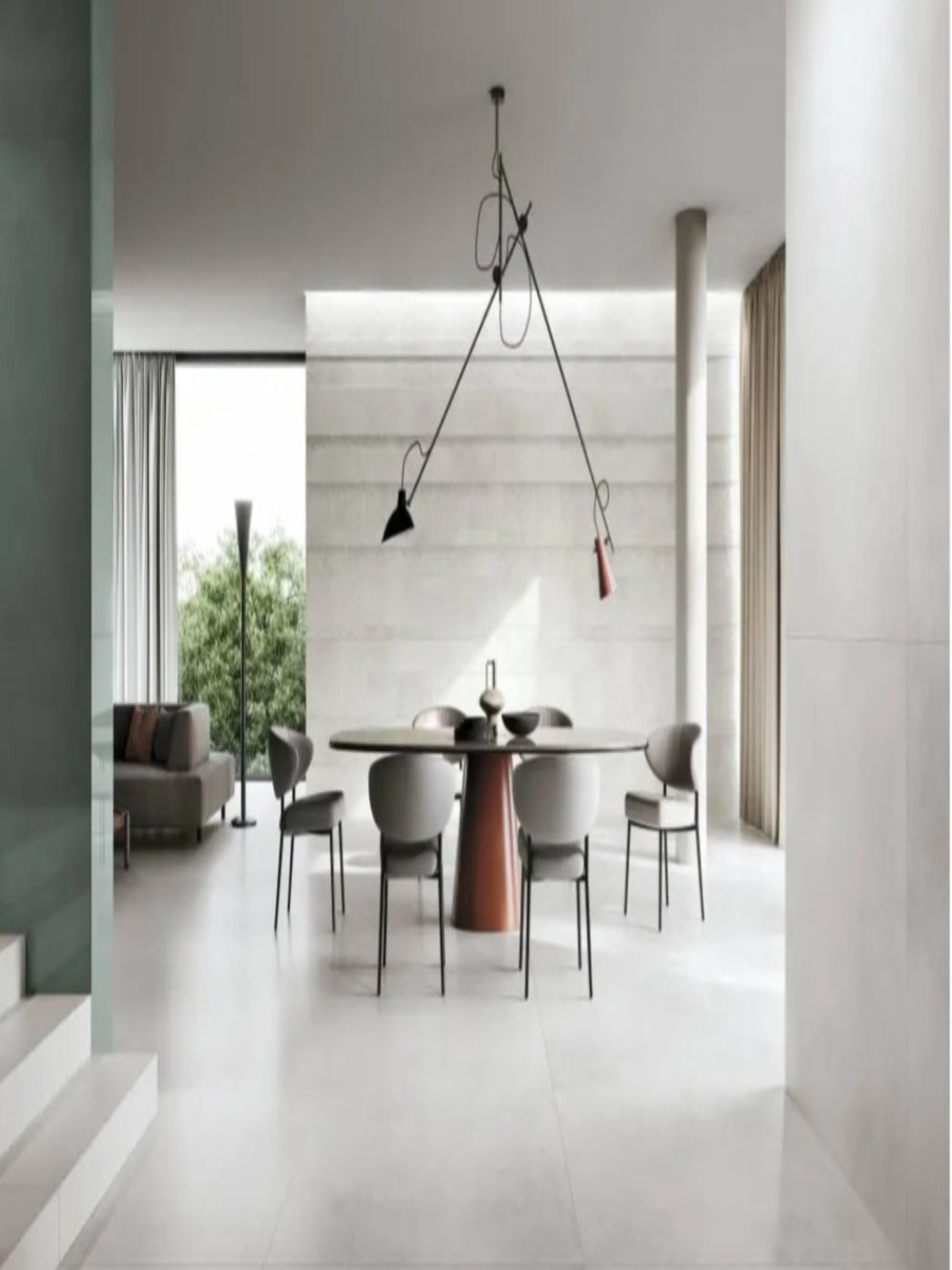 gresia pentru interior si exterior structurata odel white din colectia feel de la refin