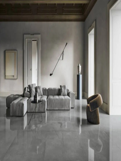 gresie portelanata retificata lucioasa pentru interior