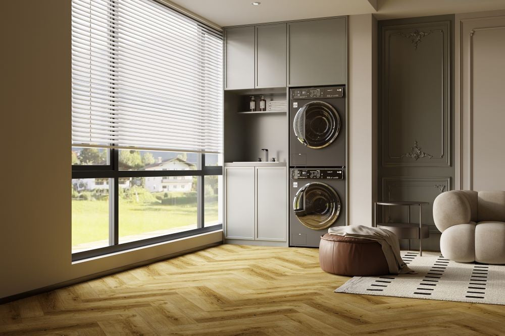 Pardoseala SPC Premium Herringbone Canberra 5 mm – 125 × 625 mm