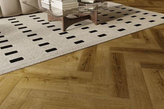 Pardoseala SPC Premium Herringbone Canberra 5 mm – 125 × 625 mm