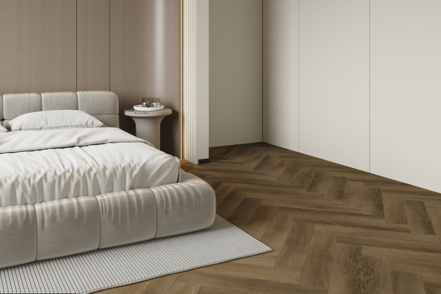 Pardoseala SPC Premium Herringbone Darwin 5 mm – 125 × 625 mm