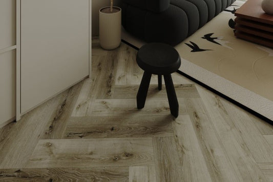 Pardoseala SPC Premium Herringbone Perth 5 mm – 125 × 625 mm