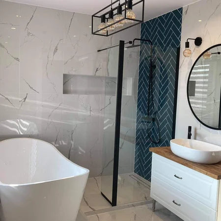 Coloana de Dus cu Baterie Termostatica, LAVEO PRETTO