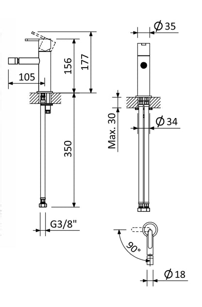 Capăt Reglabil: Permite orientarea jetului de apă pentru un control precis și o utilizare confortabilă.
Design Modern: Potrivită pentru orice decor de baie contemporan.
Materiale Durabile: Construcție din materiale de înaltă calitate pentru o durată de viață extinsă.
Tehnologie Cold Start: Asigură siguranța prin activarea apei reci inițial, prevenind riscul de opărire.
Cartuș ceramic: De 35 mm pentru o funcționare lină și durabilă.
Finisaj: Auriu/Negru/Roze mat și crom cu o estetică modernă.
Garanție: 10 an